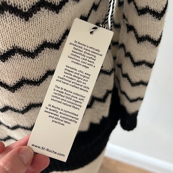 St. ROCHE vintage pullover, Sz small - Picture 5 of 8